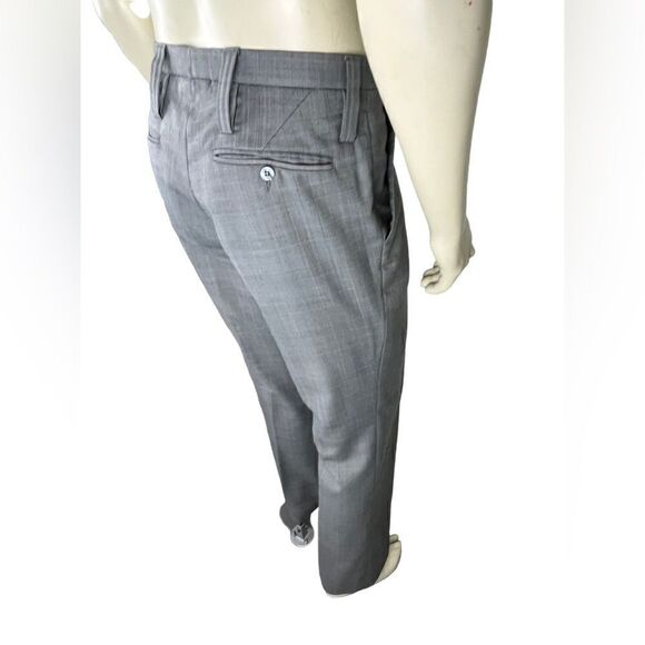 J. Lindeberg F/F Dress Pants in Subtle Gray/Lt Blue/Blk/Tan Plaid Like New Sz 50 - Picture 11 of 12